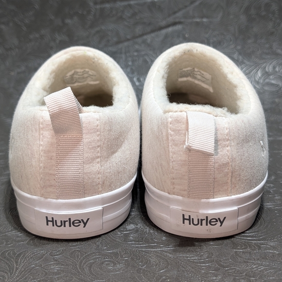 Hurley Arlo Puff Off-White Cream Quilted Slip-On Slides Shoes Women's Size 6 - Picture 4 of 12